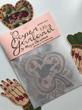 Load image into Gallery viewer, Illustrated Paper Garland - Rabbit Radish Hands and Heart