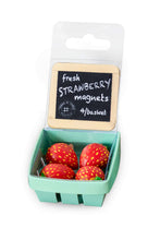 Load image into Gallery viewer, Strawberry Magnets Set of 4