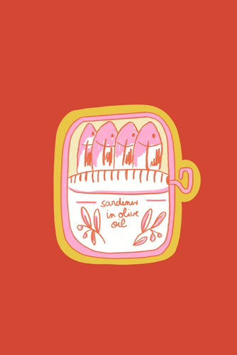 Sardine Tin Sticker