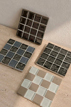 Load image into Gallery viewer, Handmade Glass Tile Coaster (Tidal)