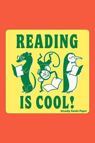 Reading is Cool Sticker