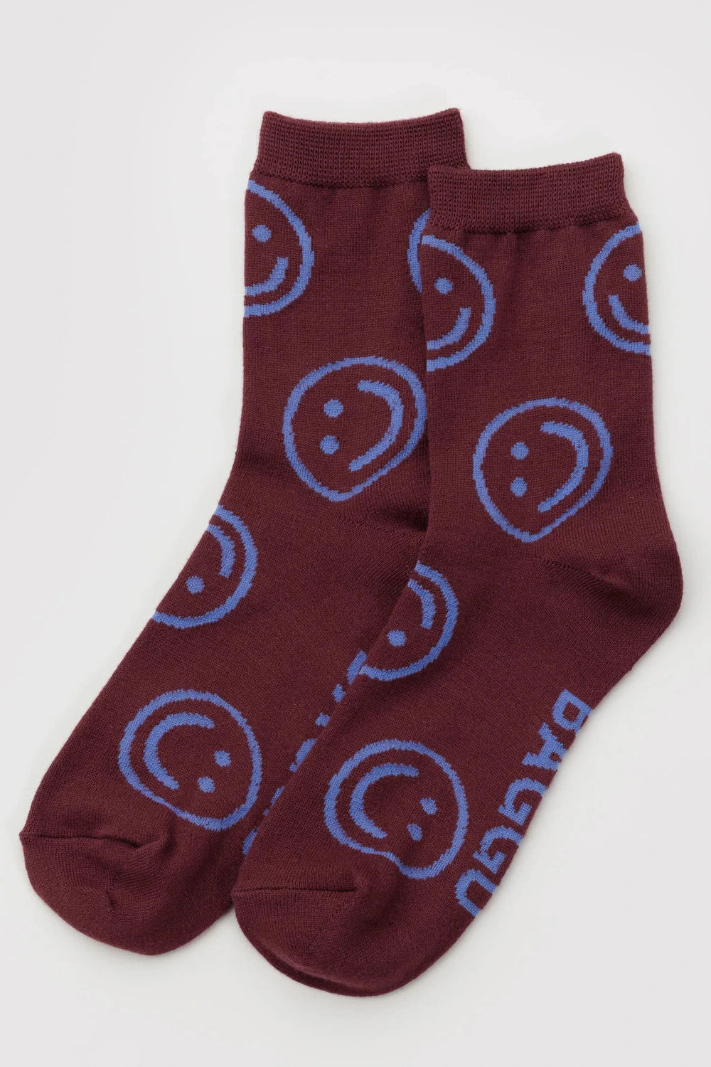 Crew Sock - Mahogany Happy