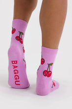 Load image into Gallery viewer, Crew Sock - Cherries