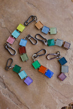 Load image into Gallery viewer, Colourful Glass Tile Bag Charm / Keychain