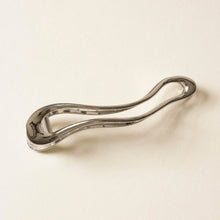 Load image into Gallery viewer, Silver Metal Long Claw Clip
