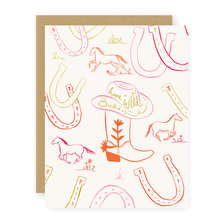 Load image into Gallery viewer, Western Cowgirl Birthday Greeting Card