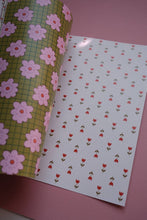 Load image into Gallery viewer, Floral Scrapbook Paper Booklet