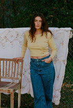 Load image into Gallery viewer, Organic Slant Cardigan - Citron