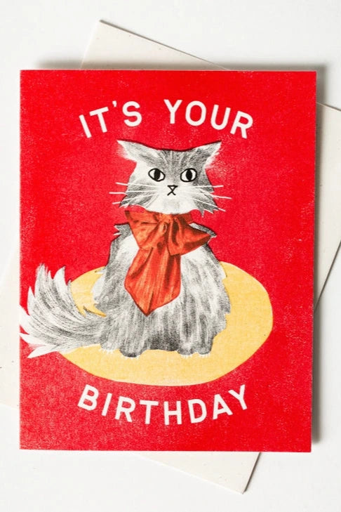 It's Your Birthday Cat Card