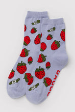 Load image into Gallery viewer, Crew Sock - Strawberry Blossom