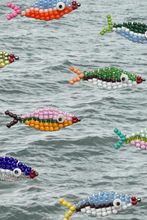 Load image into Gallery viewer, Beaded Fish Charm Craft Kit