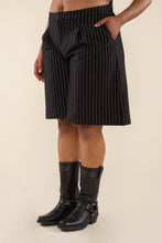 Load image into Gallery viewer, Noah Pinstripe Long Shorts