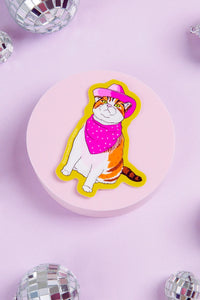 Cowboy Cat Sticker
