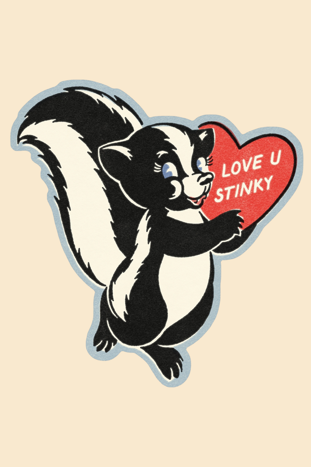 Love U Stinky Sticker