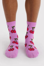 Load image into Gallery viewer, Crew Sock - Cherries