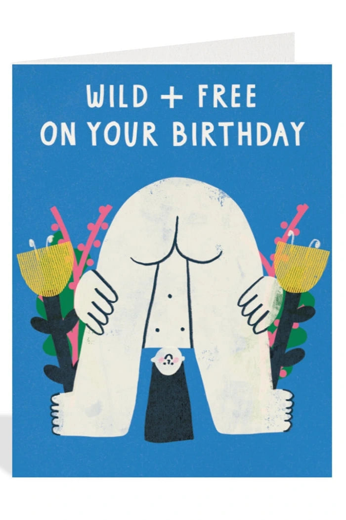 Wild and Free Birthday Card