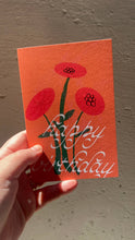 Load image into Gallery viewer, Flowers Birthday Greeting Card