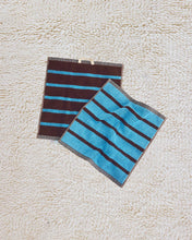 Load image into Gallery viewer, Heron Stripe Cotton Terry Washcloth