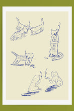 Load image into Gallery viewer, Smoking Cats Wall Art Print