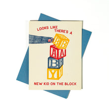 Load image into Gallery viewer, New Kid On The Block Baby Card