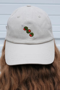 Olives Embroidered Hat - Khaki