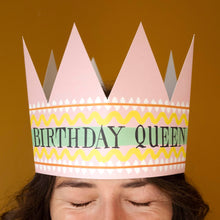 Load image into Gallery viewer, Birthday Queen Party Hat