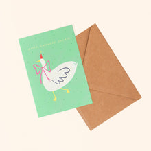 Load image into Gallery viewer, Duck Birthday Card