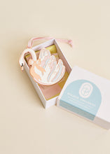 Load image into Gallery viewer, Winter Swan Enamel Tree Ornament