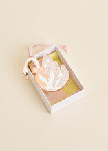 Load image into Gallery viewer, Winter Swan Enamel Tree Ornament