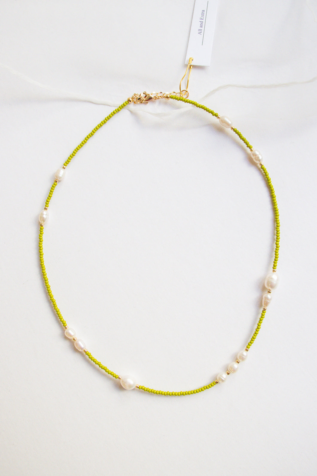 Beaded Pearl Layering Necklace - 6 Colours