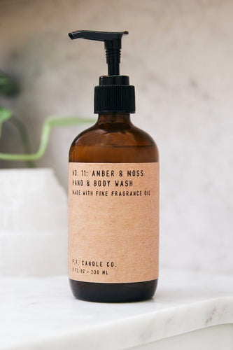 PF Candle Co Hand and Body Wash | Amber & Moss