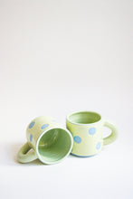 Load image into Gallery viewer, Mini Dot Mug - Honeysuckle + Blue