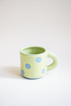 Load image into Gallery viewer, Mini Dot Mug - Honeysuckle + Blue
