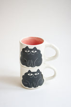 Load image into Gallery viewer, Fluffy Cat Illustrated Mug