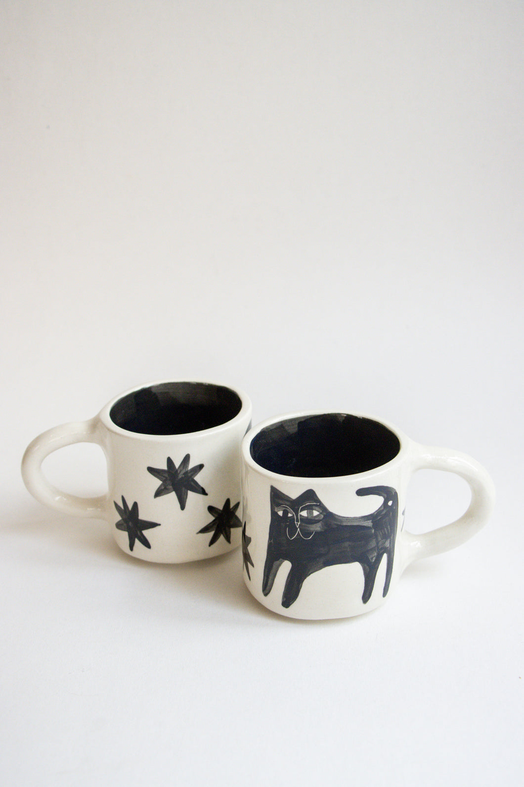 Celestial Cat Illustrated Mug