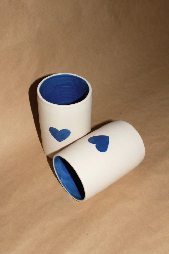 Heart Cup - Blue