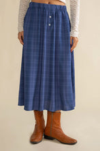 Load image into Gallery viewer, Bleu Deadstock Plaid Boxer Skirt