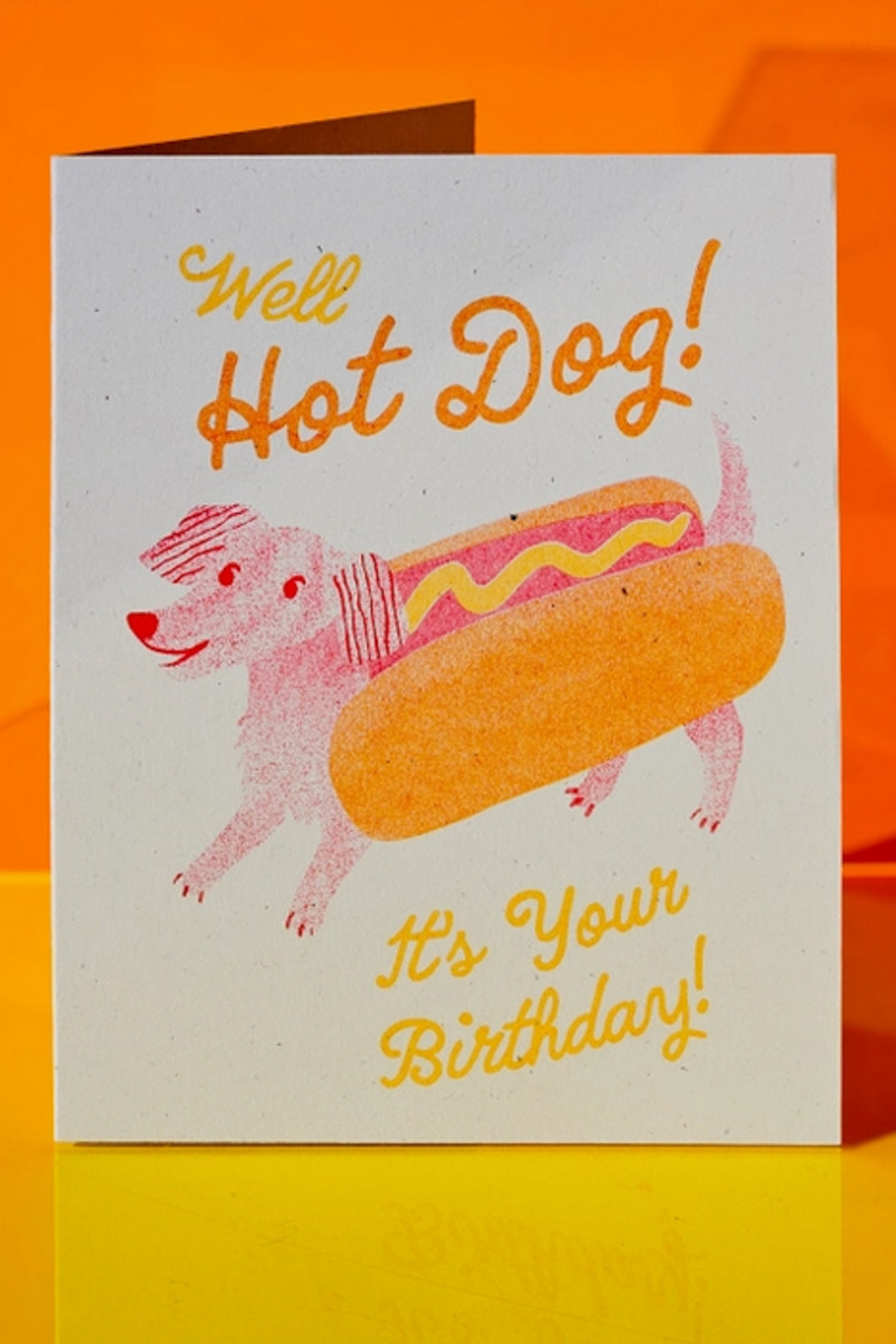 Hot Dog Birthday Card