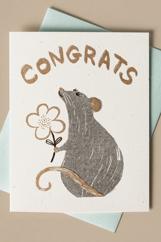 Congrats Rat Card