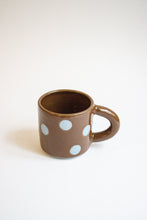 Load image into Gallery viewer, Mini Dot Mug - Mocha + Blue