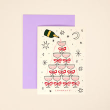 Load image into Gallery viewer, Congrats Champagne Card