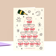 Load image into Gallery viewer, Congrats Champagne Card