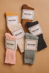 Okayok dyed cotton socks