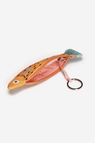 Small Whiting Zip Pouch Keychain