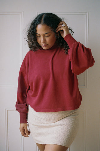 Hemp Cloud Sweater - Barolo