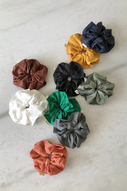 Linen Scrunchies