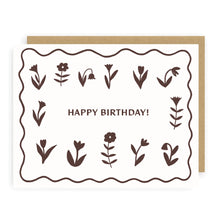 Load image into Gallery viewer, Birthday Flowers Greeting Card