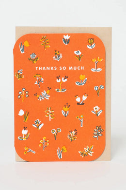 Thanks So Much Little Flowers Card