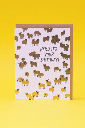 Herd It's Your Birthday Card