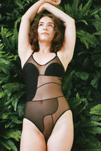 Load image into Gallery viewer, Patchy Bodysuit in Black